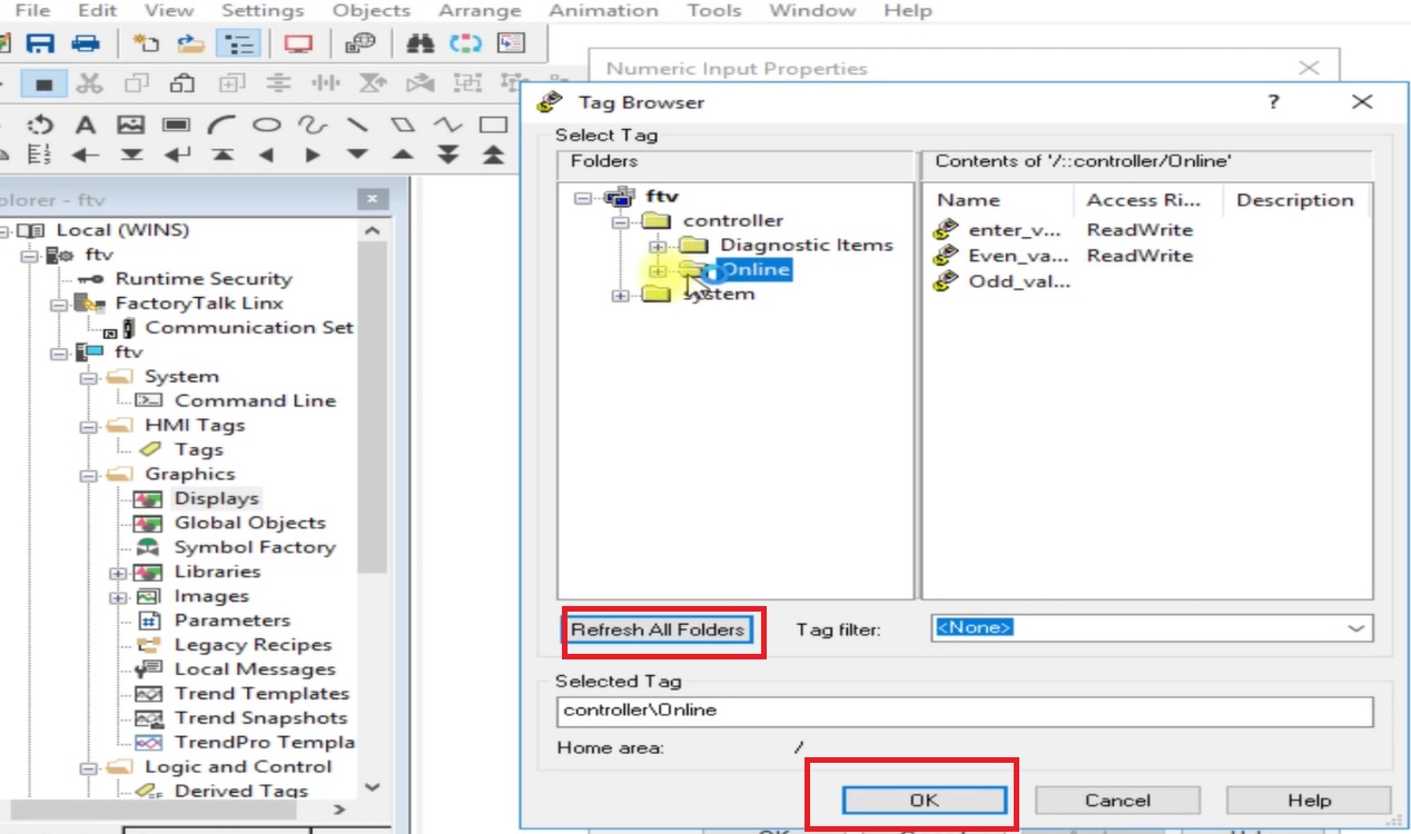 Add Tag To Display Element In Factorytalk View Studio